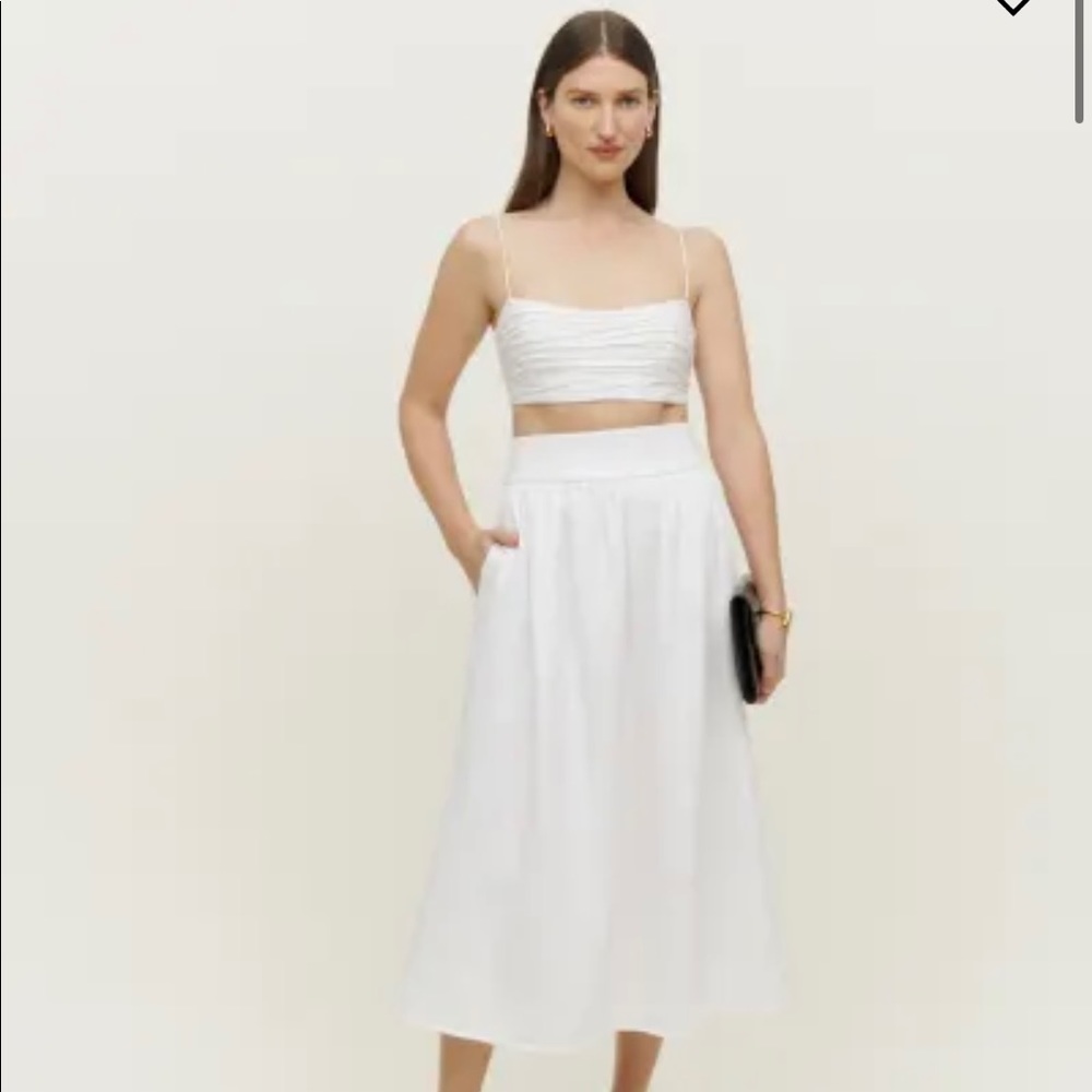 Reformation Linen 2 Piece set